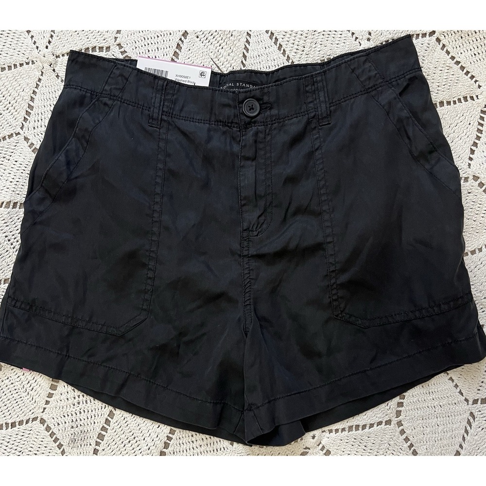 Sanctuary 100%  Tencel Black Size S NWT Soft Fortune Short Comfortable Classic